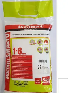 Затирка Isomat Multifill Smalto 1-8 Белый 01 (2 кг)