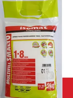 Затирка Isomat Multifill Smalto 1-8 Красный 13 (2 кг)