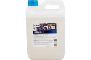 Жидкое натриевое стекло ECOLUX 4 кг 4607133682040